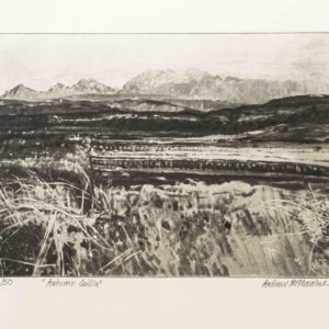 Autumn Cuillin a Polymer Photogravure by the Artist Andrew McMorrine