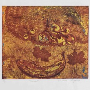 Harvest a Viscosity Etching by the Artist Elizabeth Shepherd