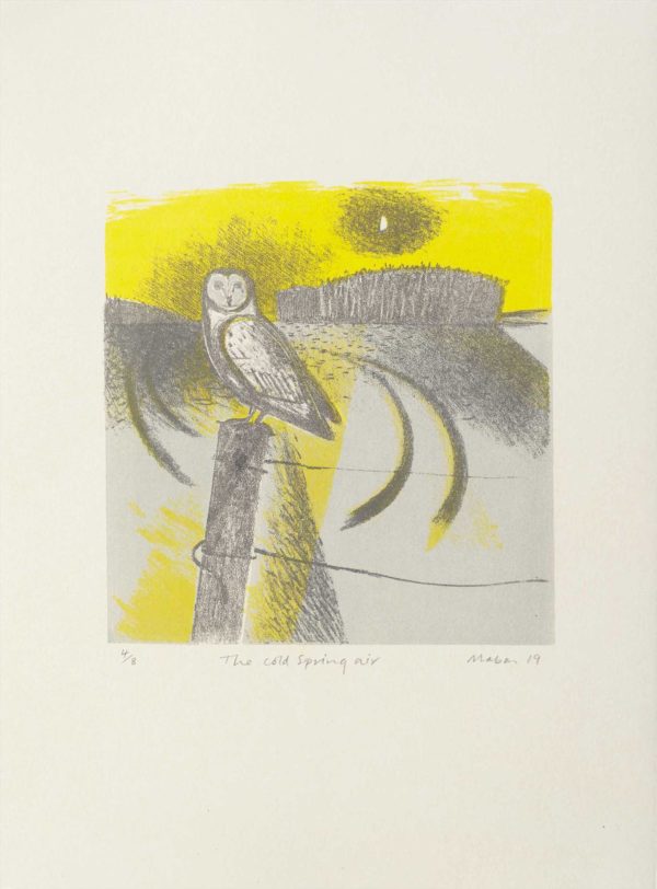 The Cold Spring Air a Lithograph by the Artist Tom Mabon