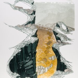 linocut print